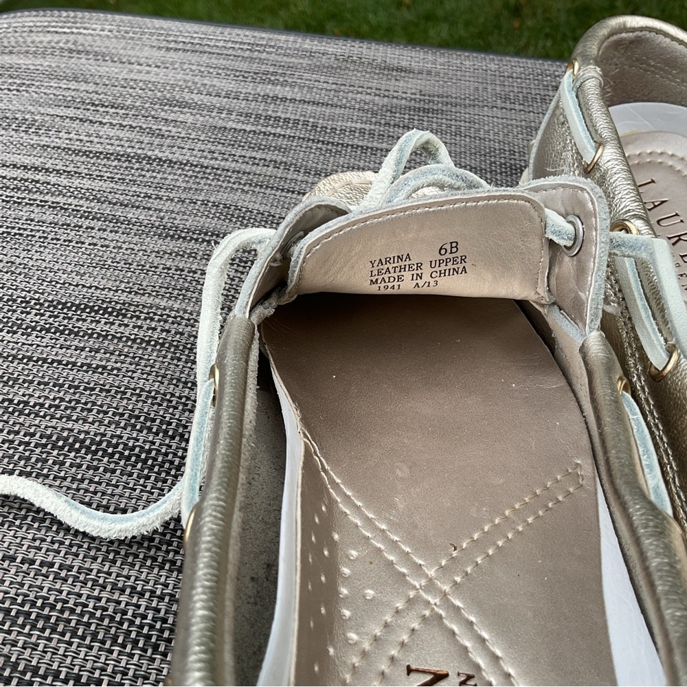 Ralph Lauren Boat Shoes Size 6 - Picture 8 of 8